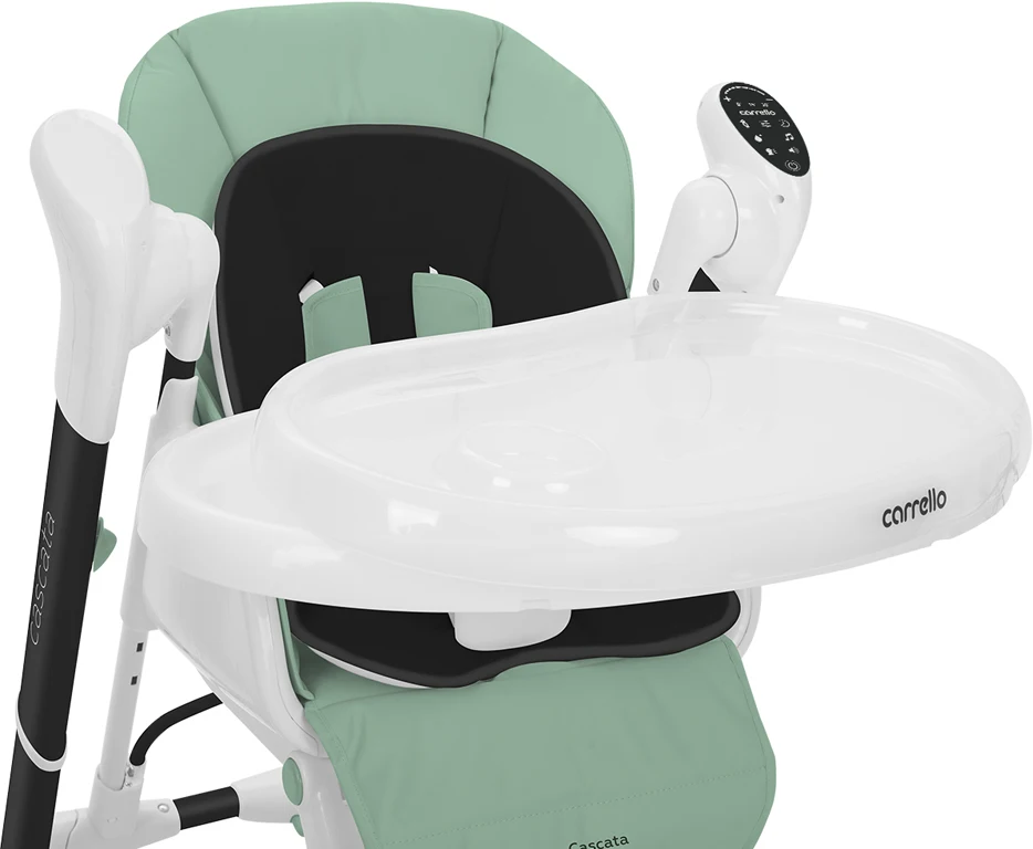 Дитячий стільчик для годування + гойдалки Carrello Cascata CRL-10303/1 Tropical Green