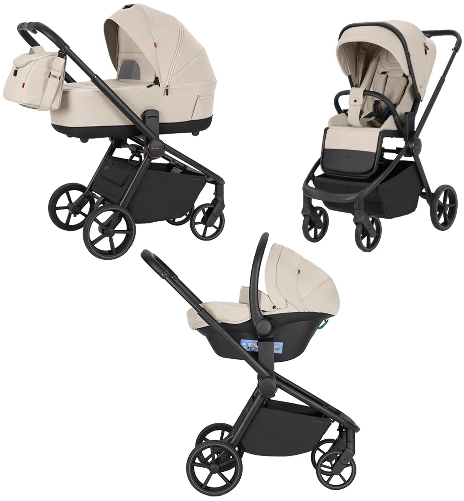 Коляска 3 в 1 CARRELLO Epica CRL-8511 Almond Beige