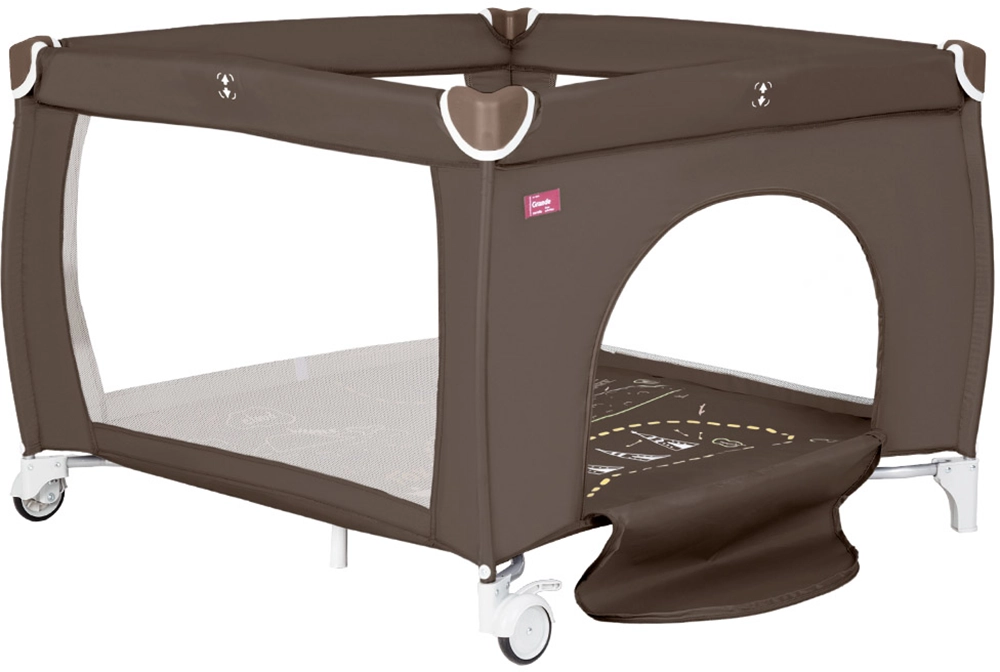 Дитячий манеж CARRELLO Grande CRL-18104 Chocolate Brown