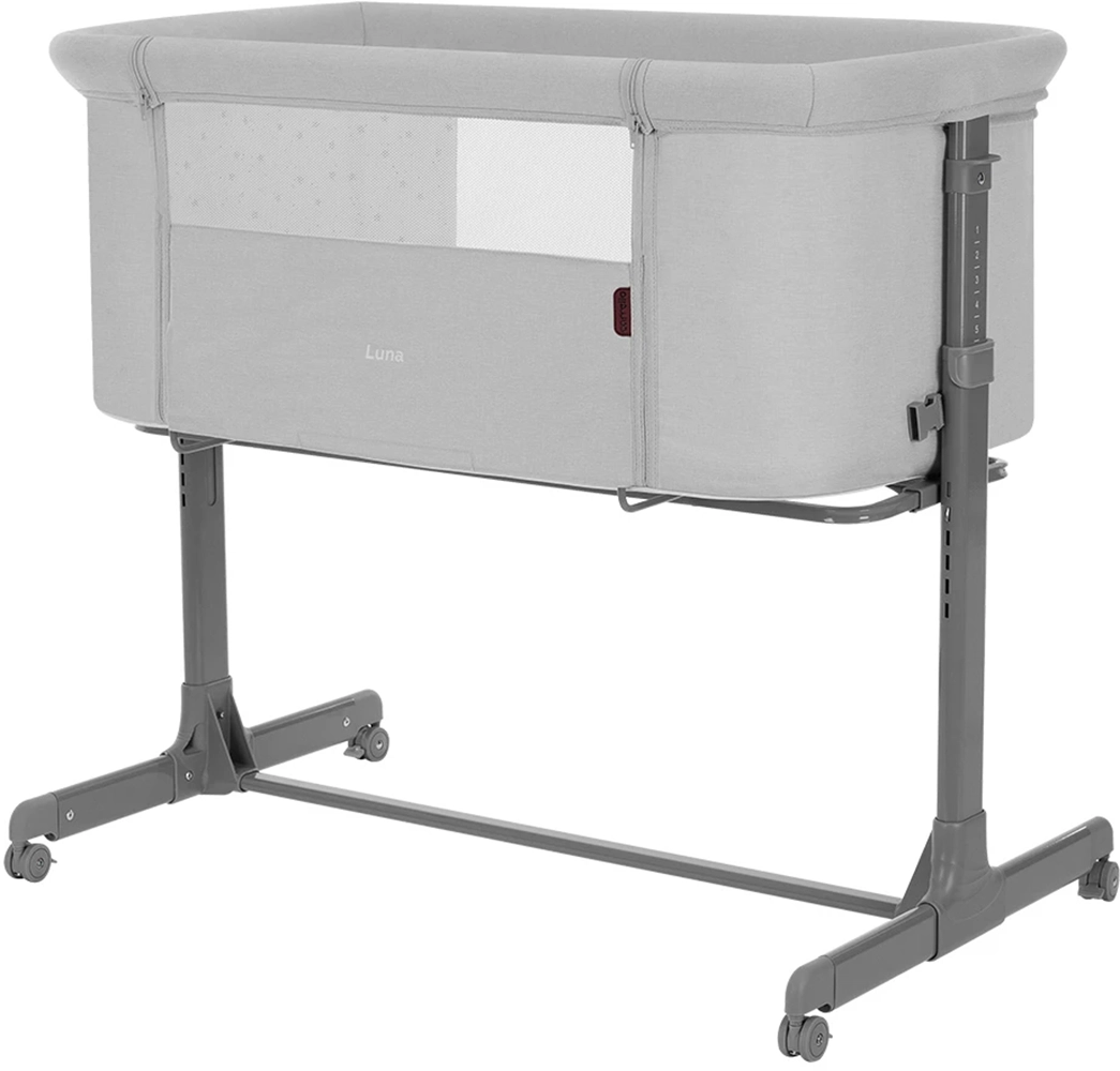 Приставная кроватка Carrello Luna CRL-16505 Carbon Grey