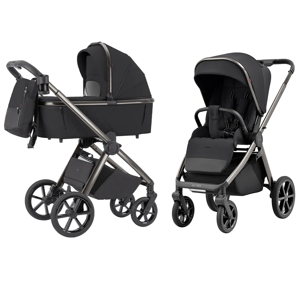Коляски 2 в 1 Carrello Omega CRL-6530/1 Absolut Black
