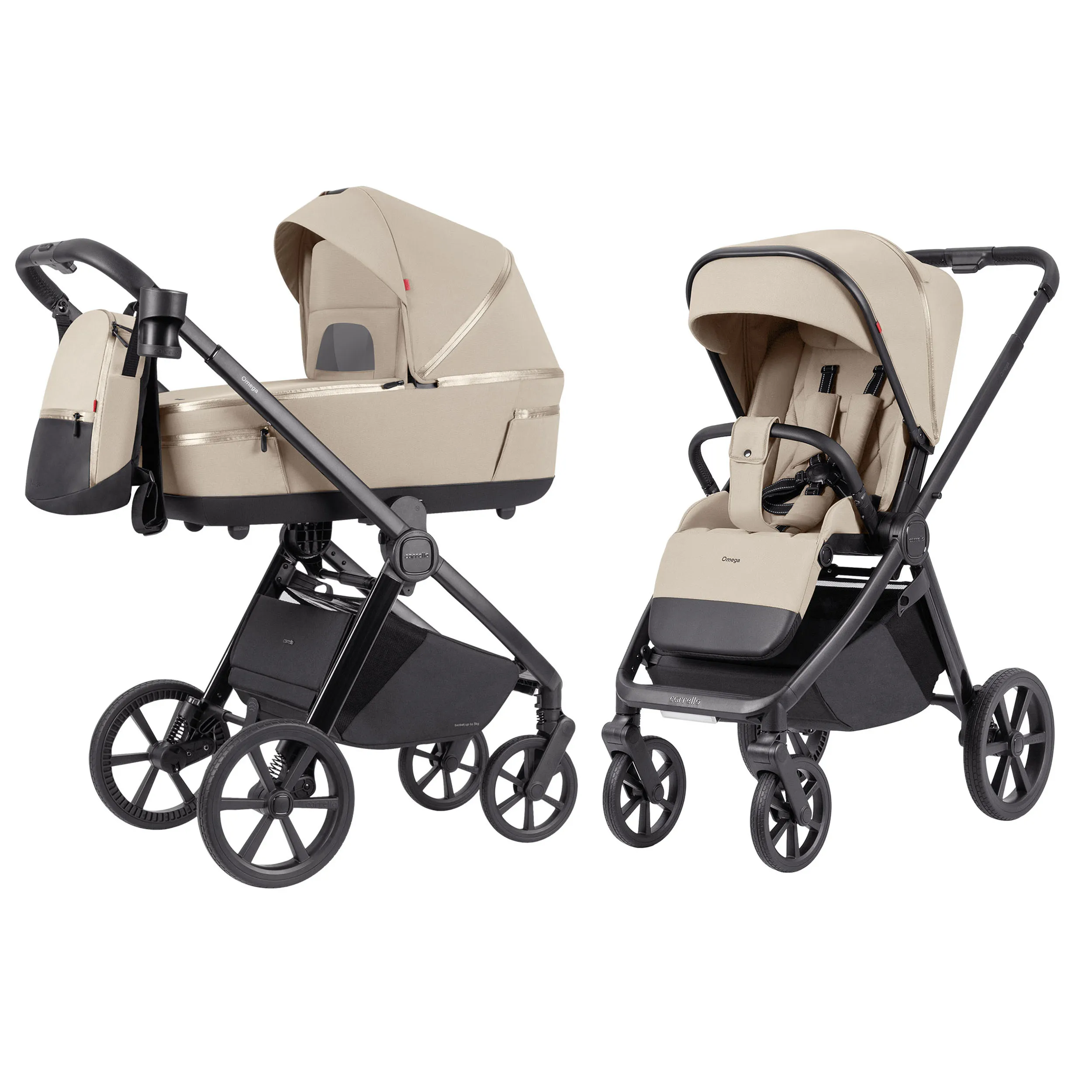 Коляска 2 в 1 Carrello Omega CRL-6540/1 Solar Beige
