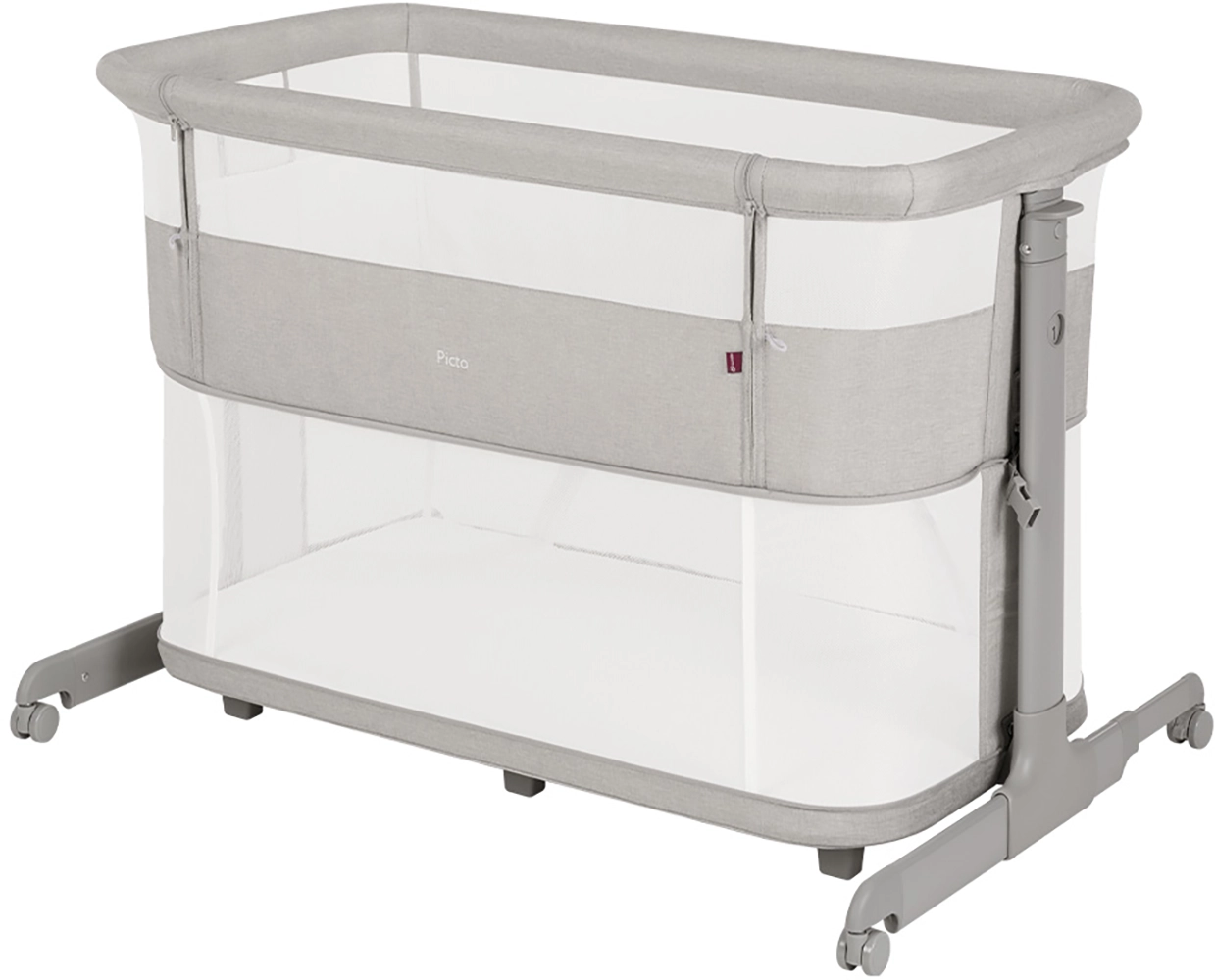 Приставне ліжечко-манеж CARRELLO Picto CRL-16506 Tao Grey