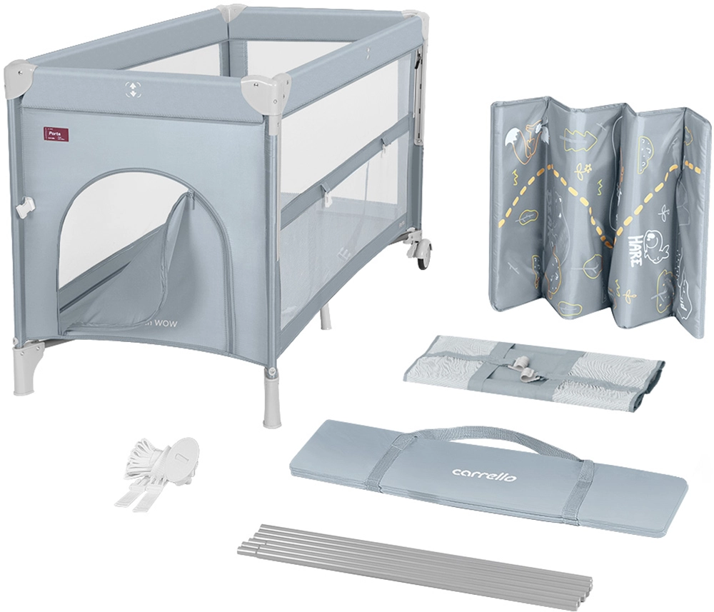 Дитячий манеж CARRELLO Porta CRL-18103 Ash Grey