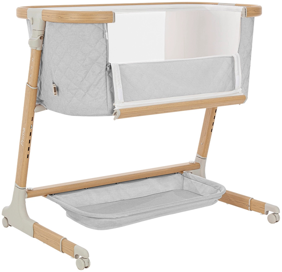 Приставне ліжечко Carrello Prima CRL-16503 Cloud Grey