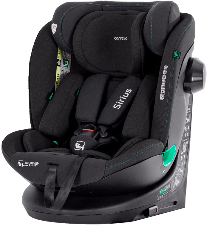 Автокресло Carrello Sirius CRL-8808 Absolute Black i-Size 40-150см ISOFIX