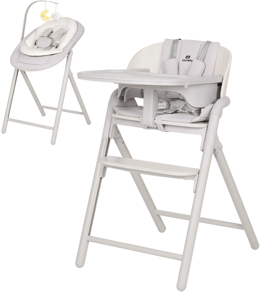 Шезлонг и стульчик-трансформер Carrello Tenero CRL-9507 Atlantis Grey
