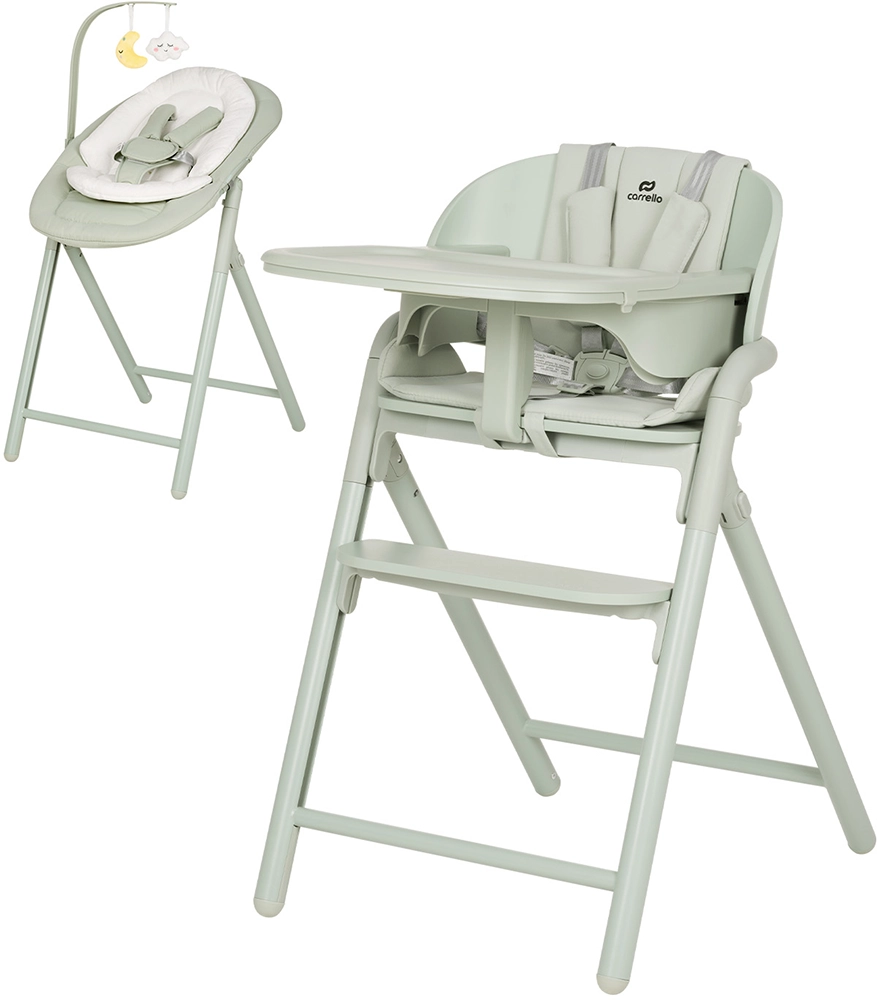 Шезлонг и стульчик-трансформер Carrello Tenero CRL-9507 Elysium Green