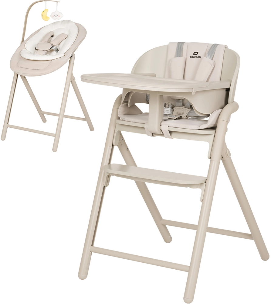 Шезлонг и стульчик-трансформер Carrello Tenero CRL-9507 Olympus Beige