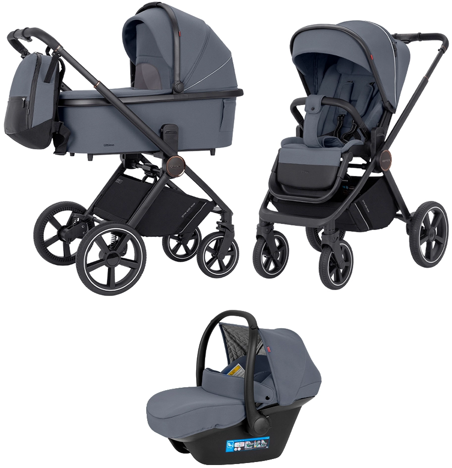 Коляска 3 в 1 Carrello Ultimo CRL-6519 Cool Grey
