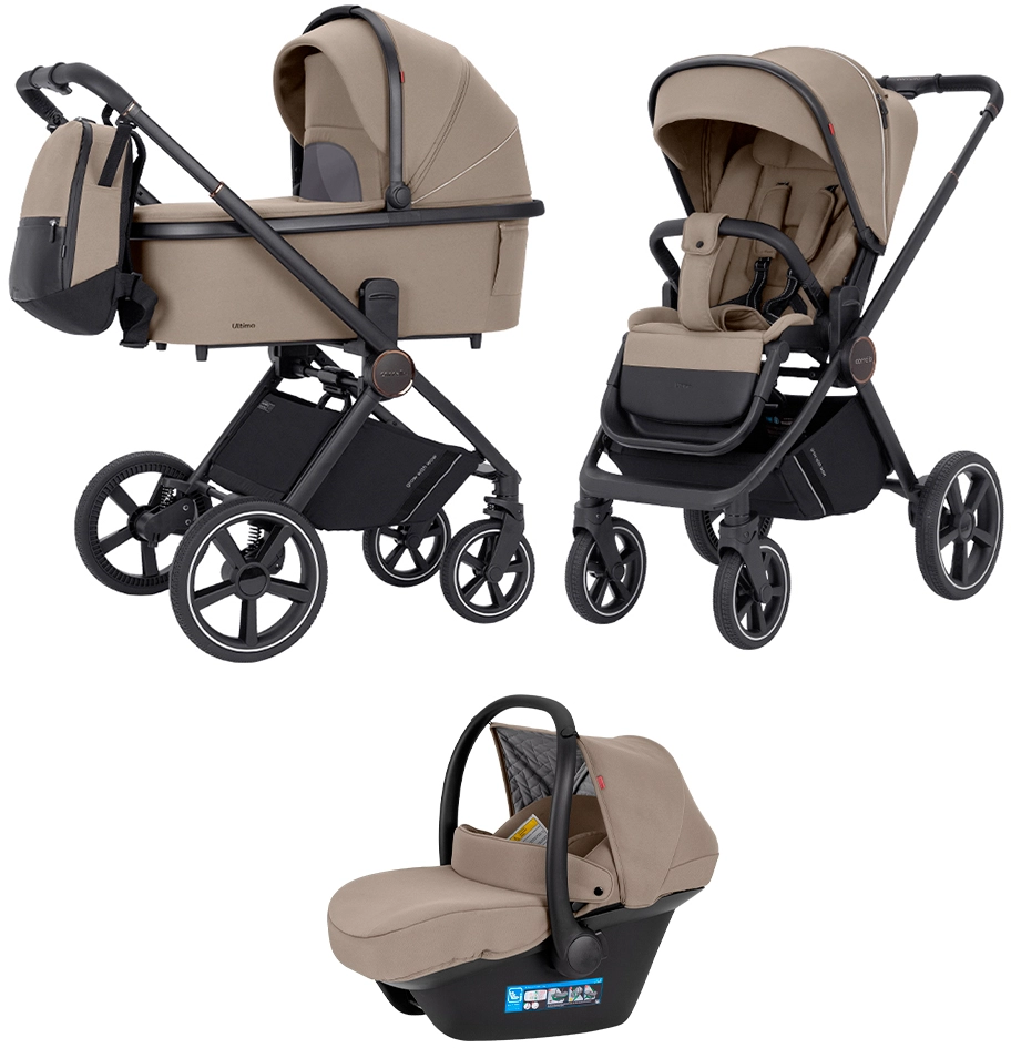 Коляска 3 в 1 Carrello Ultimo CRL-6519 Pearl Beige