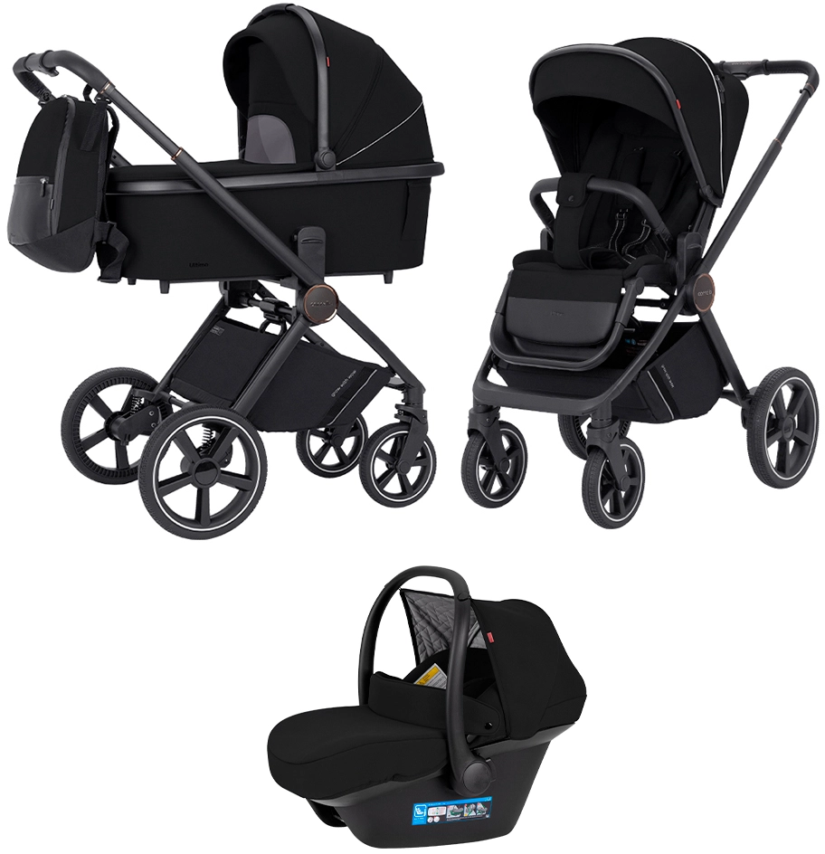 Коляска 3 в 1 Carrello Ultimo CRL-6519 Sable Black