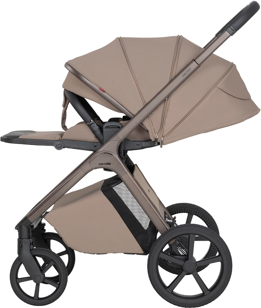 Коляска 2 в 1 CARRELLO Vector CRL-6700 Flannel Beige