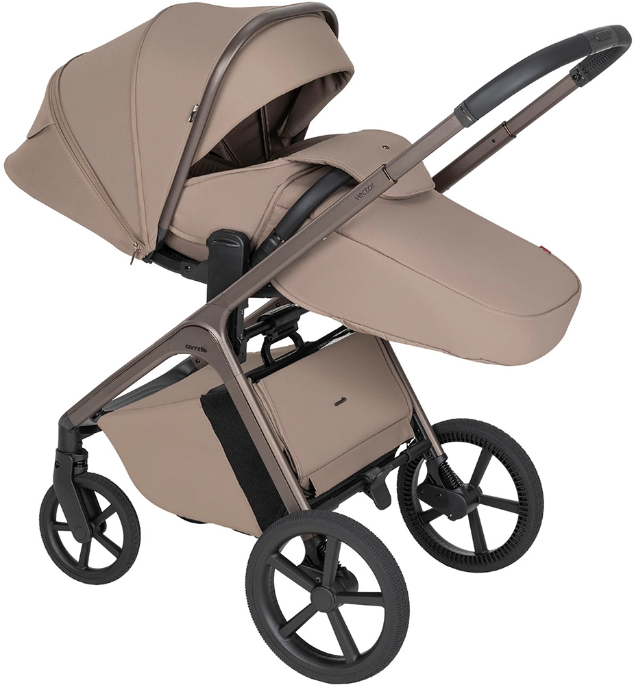 Коляска 2 в 1 CARRELLO Vector CRL-6700 Flannel Beige