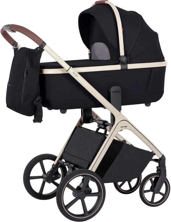 Коляска 2 в 1 CARRELLO Vector CRL-6550 Pearl Black