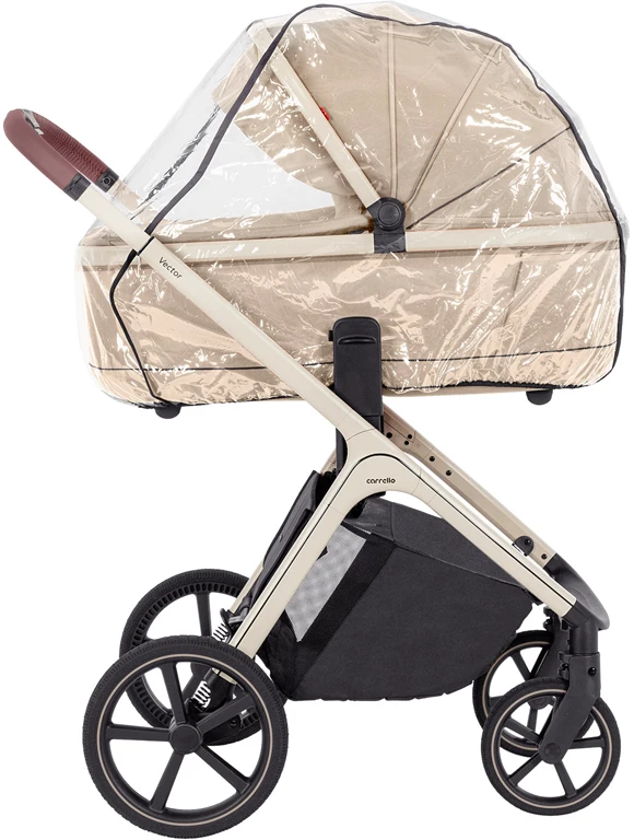 Коляска 2 в 1 CARRELLO Vector CRL-6550 Seashell Beige