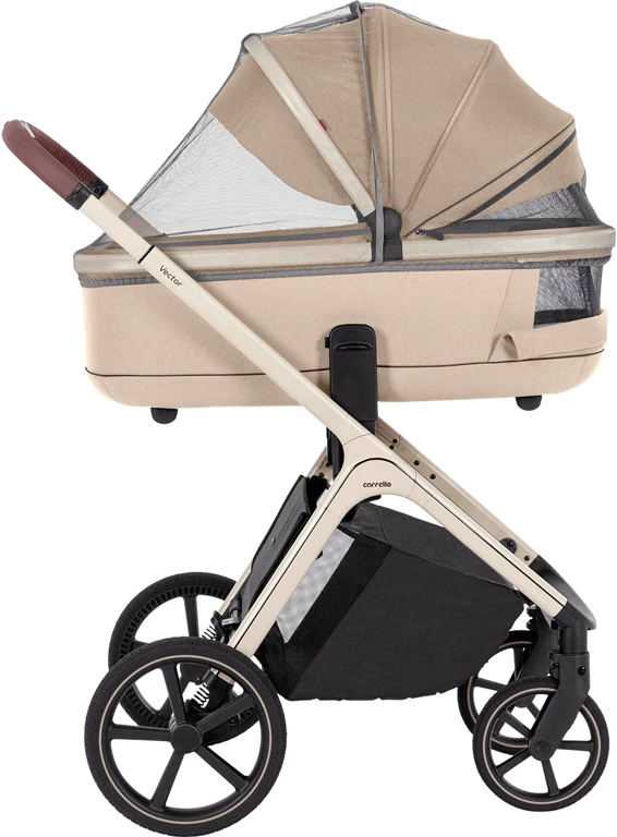 Коляска 2 в 1 CARRELLO Vector CRL-6550 Seashell Beige