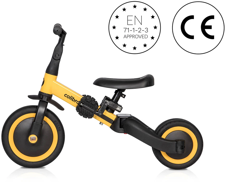 Дитячий велосипед Colibro TREMIX UP 6 в 1, Banana