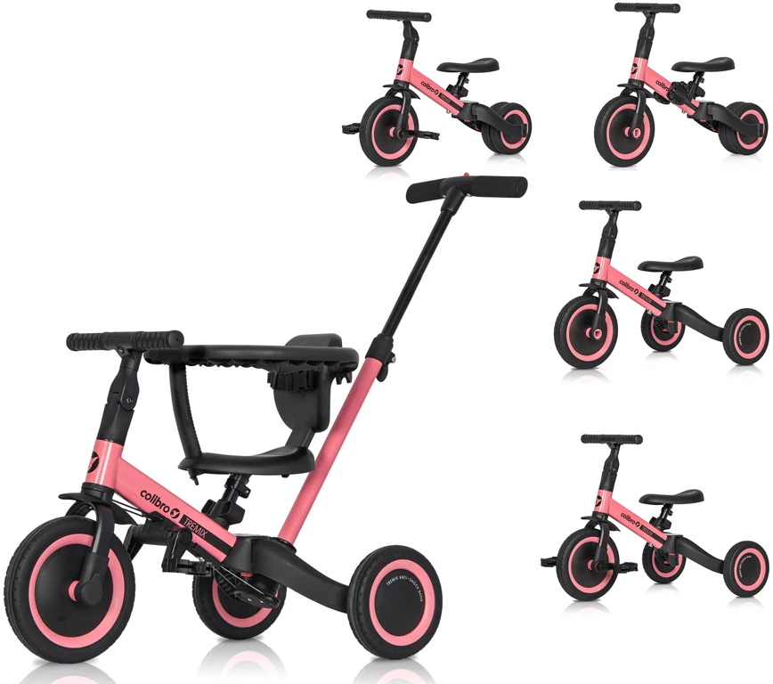 Дитячий велосипед Colibro TREMIX UP 6 в 1, Rose