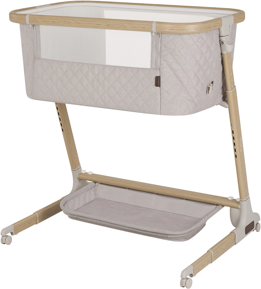 Приставная кроватка Carrello Prima + CRL-16504 Cloud Grey