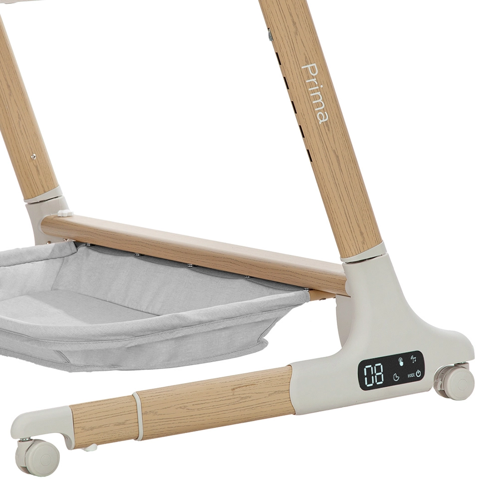 Приставная кроватка Carrello Prima + CRL-16504 Cloud Grey