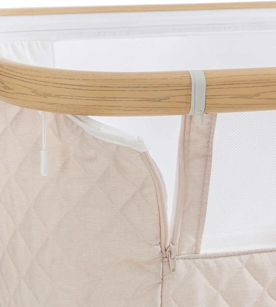 Приставная кроватка Carrello Prima + CRL-16504 Honey Beige