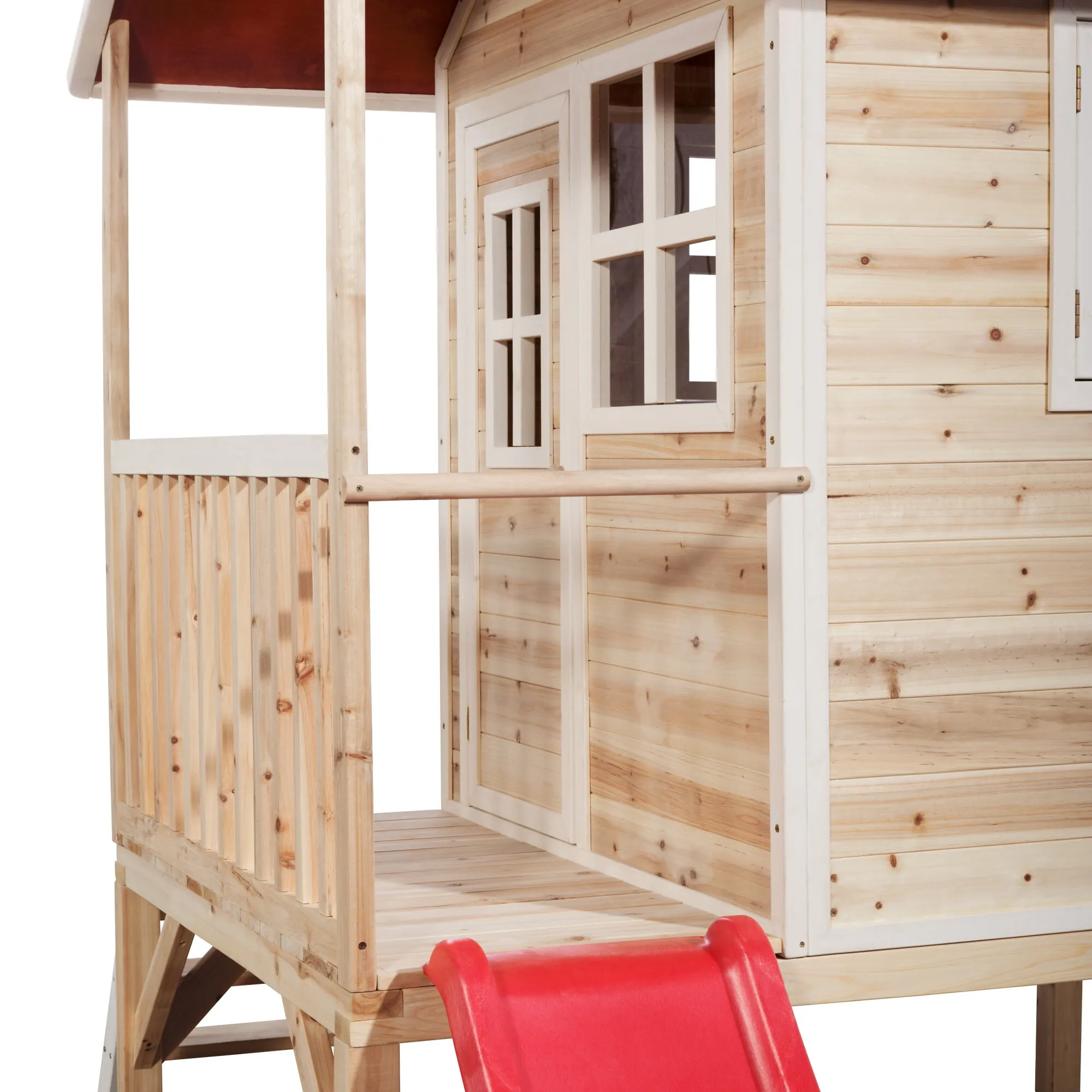Деревянный игровой домик EXIT Loft 300 - натуральный