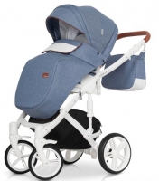 Детская коляска 2 в 1 Riko Naturo denim