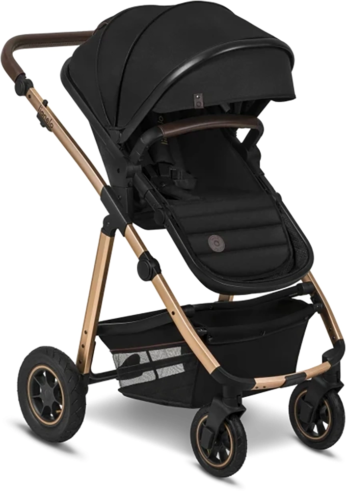 Дитячий візочок 3 в 1 Lionelo Amber BLACK ONYX