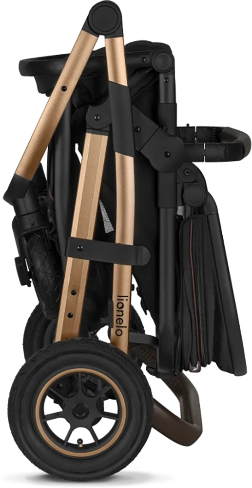Дитячий візочок 3 в 1 Lionelo Amber BLACK ONYX