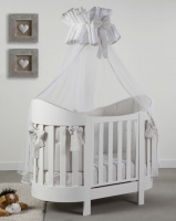 Детская кроватка Baby Italia Eva White 