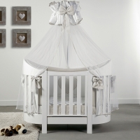 Детская кроватка Baby Italia Eva White 