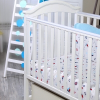 Дитяче ліжко Twins I Love маятник / ящик білий