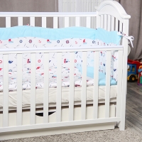 Дитяче ліжко Twins I Love маятник / ящик білий