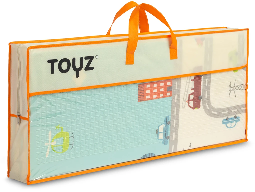 Дитячий двосторонній термокилимок 200 х 180 см Toyz (Caretero) Автомобілі