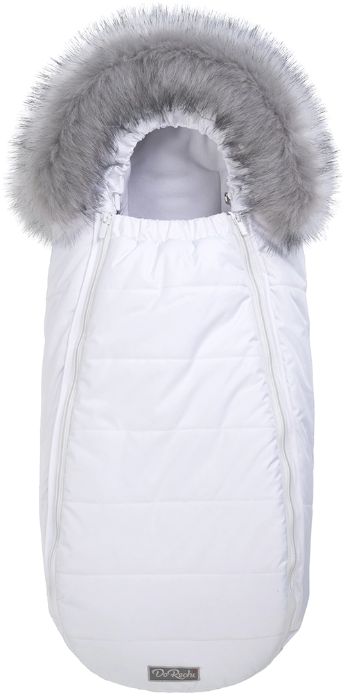 Детский конверт ДоРечі Baby XS флис Белый с опушкой, (-20°С)