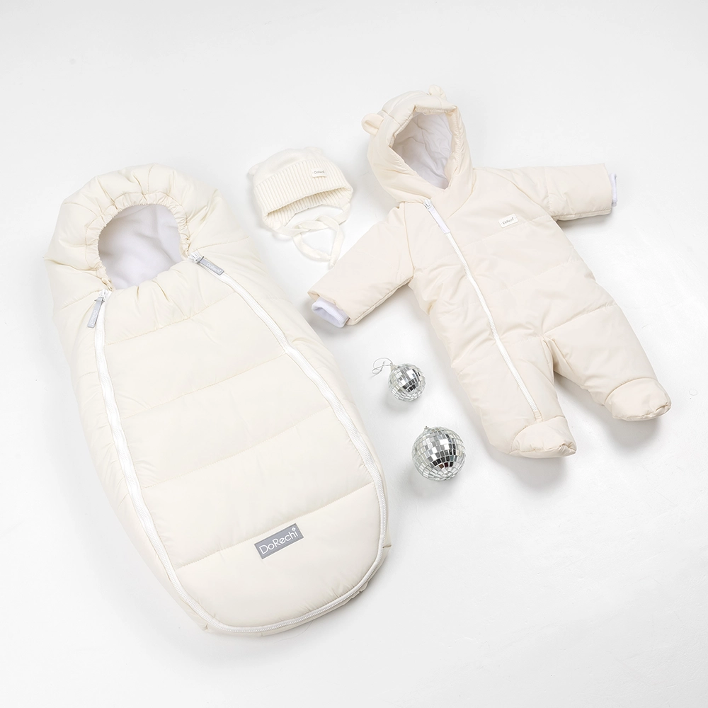 Дитячий конверт доречі Baby XS фліс Молочний, (-20°С)