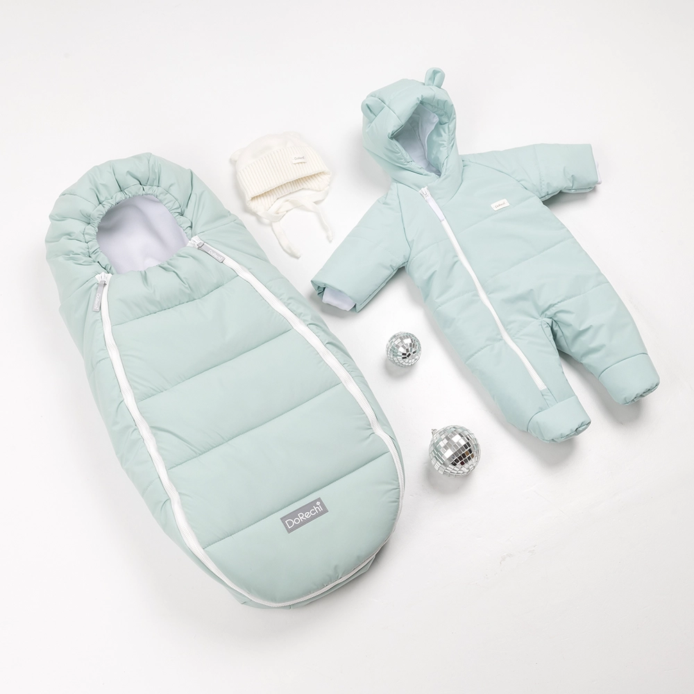 Дитячий конверт доречі Baby XS фліс М'ятний, (-20°С)