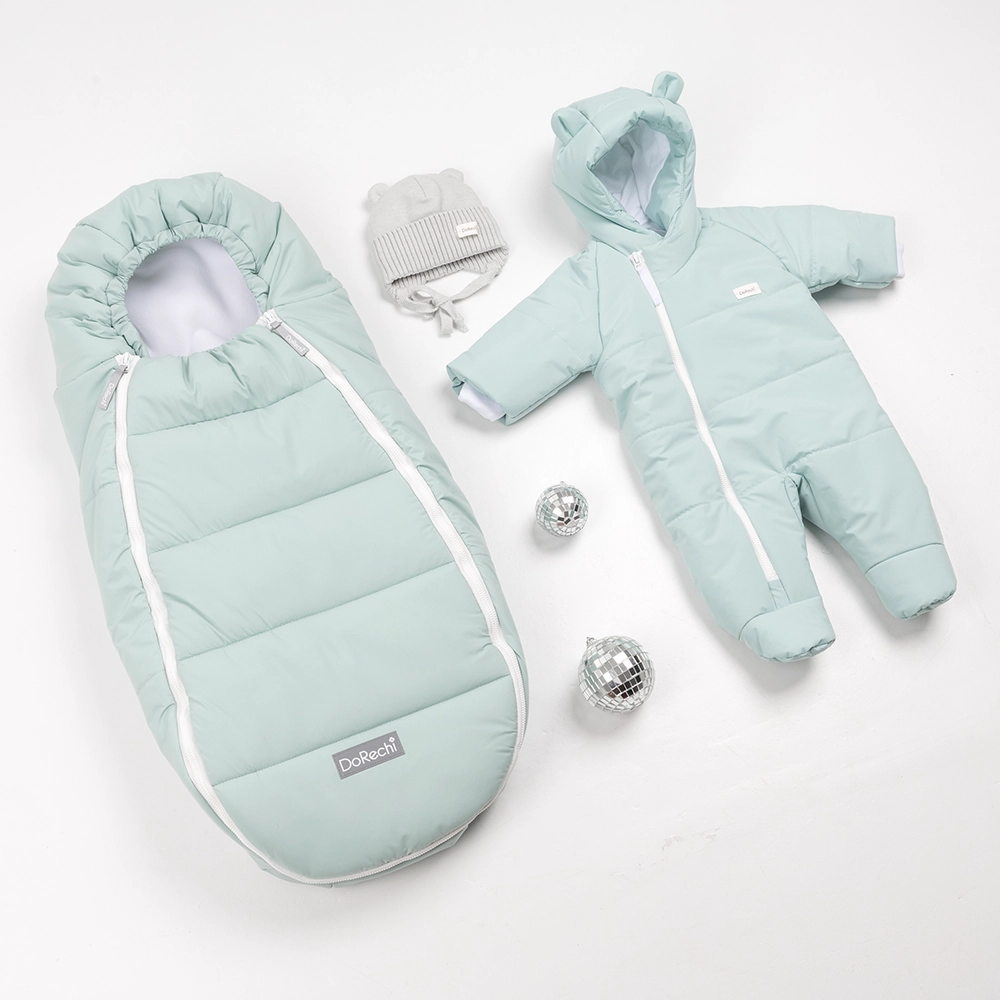 Дитячий конверт доречі Baby XS фліс М'ятний, (-20°С)