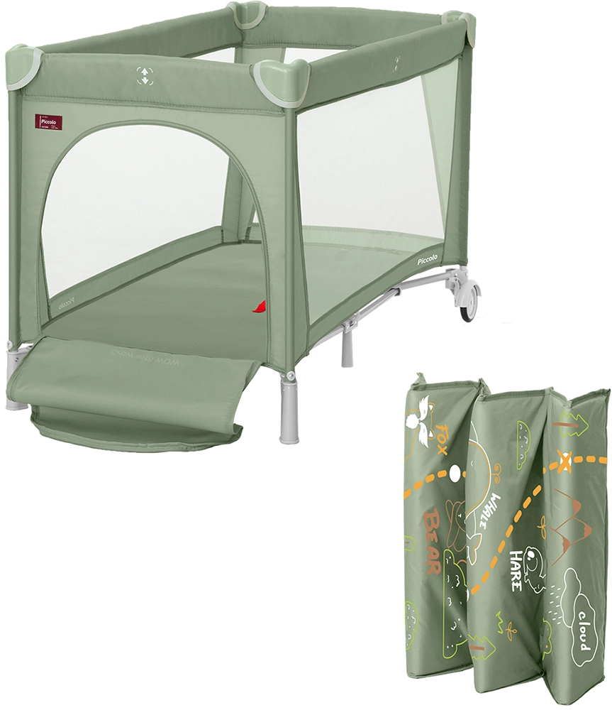 Дитячий манеж CARRELLO Piccolo CRL-11503/1 Mint Green