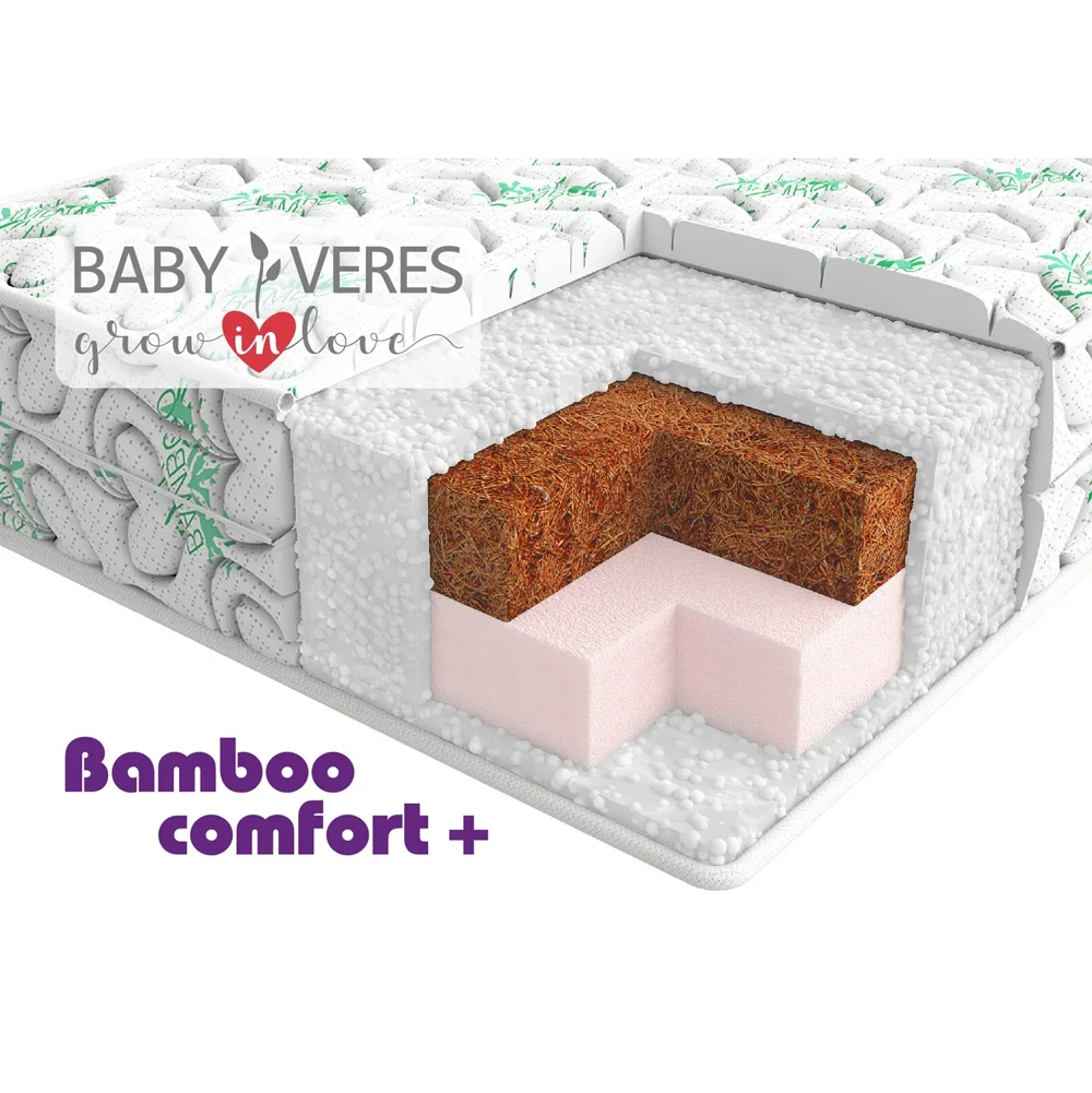 Матрас Veres Bamboo Comfort+ 160×80×10 см