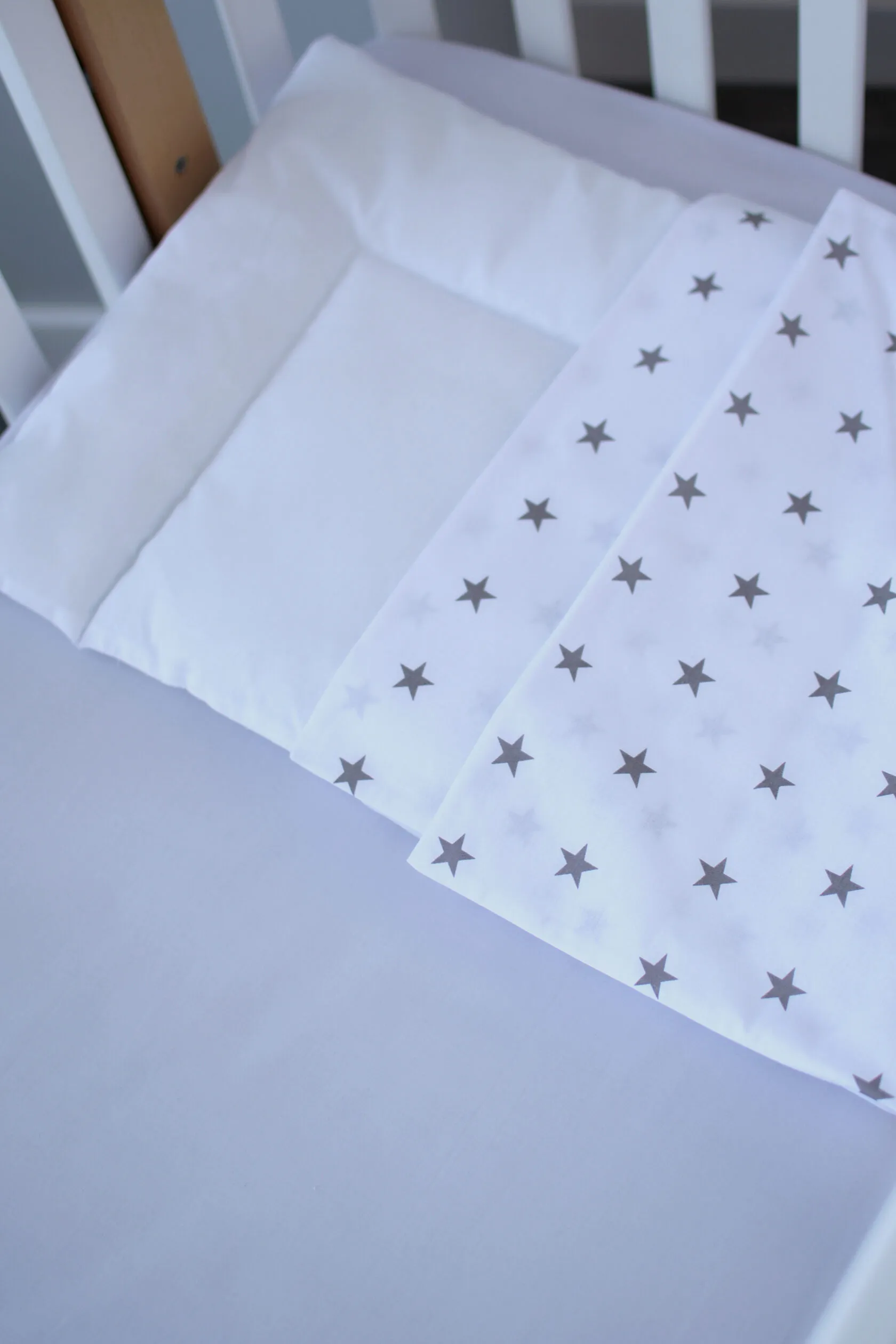 Дитячий постільний комплект Baby Veres Velour Stars grey (5 одиниць)