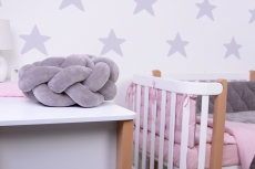 Дитячий постільний комплект Veres Velour Taupe-rose 5 одиниць