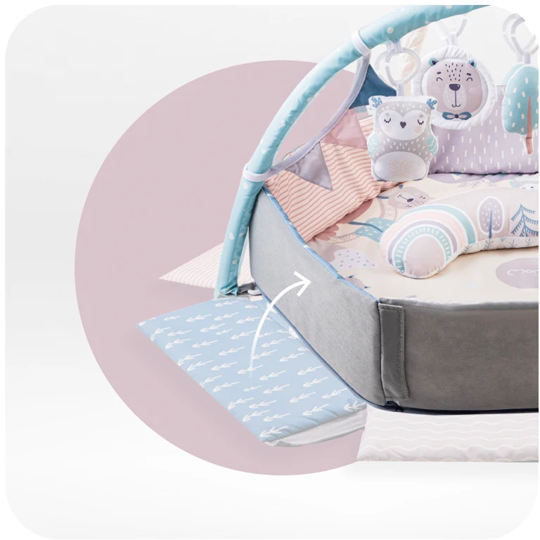 Дитячий розвиваючий килимок MoMi Pastel