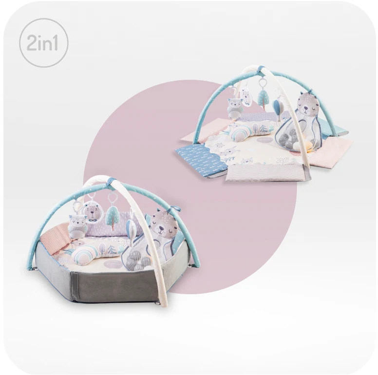 Дитячий розвиваючий килимок MoMi Pastel