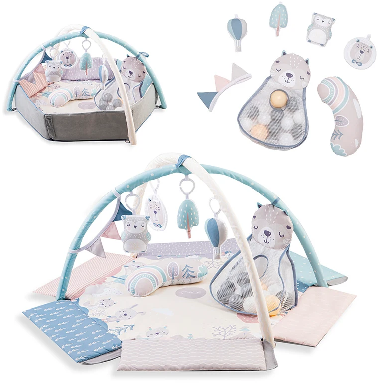 Дитячий розвиваючий килимок MoMi Pastel