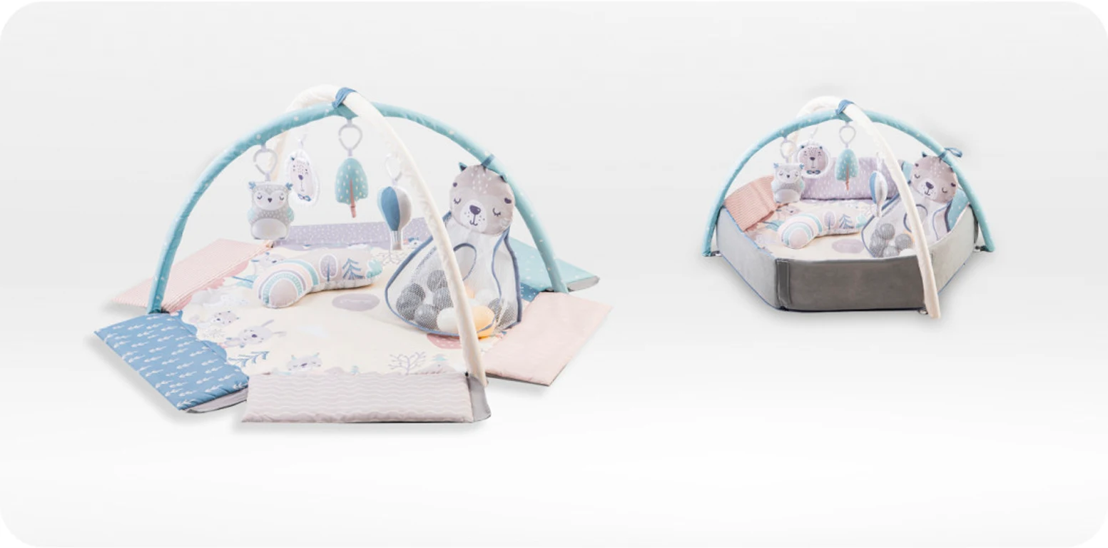 Дитячий розвиваючий килимок MoMi Pastel