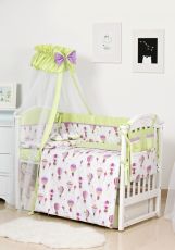 Детское постельное белье Twins Premium Modern P-113 Воздушный шар зеленый