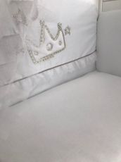 Постельный комплект 7 эл Twins Romantic Vintage Baby 4024-R-004, white
