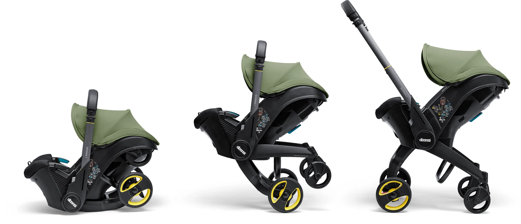 Автокрісло Doona i Infant Car Seat / Desert Green